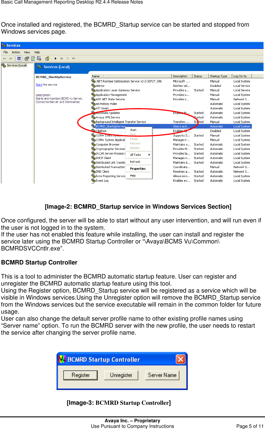 Page 6 of 12 - Avaya Avaya-Basic-Call-Management-Reporting-Desktop-R2-4-4-Release-Notes- BCMRD Release Notes  Avaya-basic-call-management-reporting-desktop-r2-4-4-release-notes