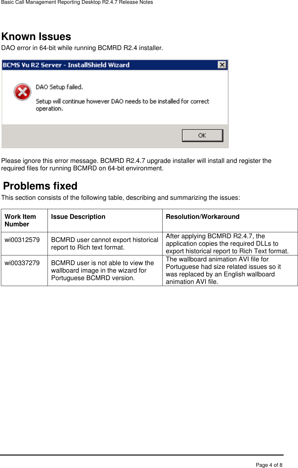 Page 5 of 9 - Avaya Avaya-Basic-Call-Management-Reporting-Desktop-R2-4-7-Release-Notes BCMRDReleaseNoteR2.4.7_2014