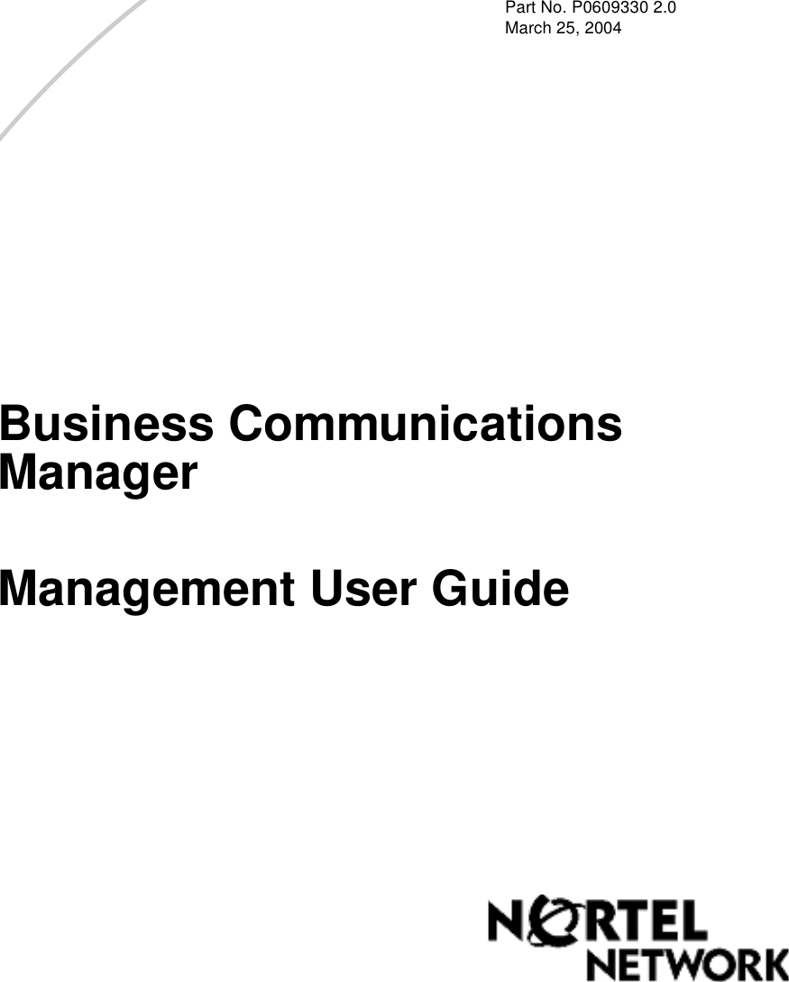 Avaya Bcm Management User Guide