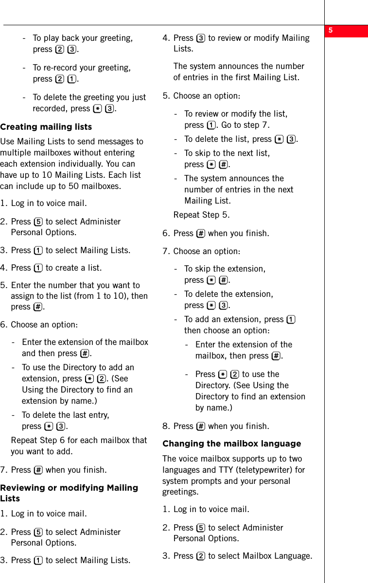 Page 5 of 8 - Avaya Avaya-Distributed-Office-Voice-Mail-Quick-Reference-Guide- 03_602108  Avaya-distributed-office-voice-mail-quick-reference-guide