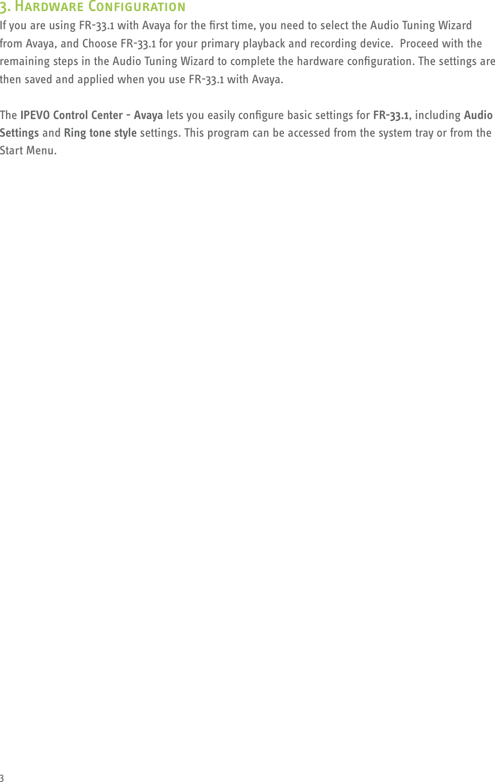 Page 3 of 9 - Avaya Avaya-Fr-33-1-Users-Manual- FR-33.1 Avaya(Eng)  Avaya-fr-33-1-users-manual