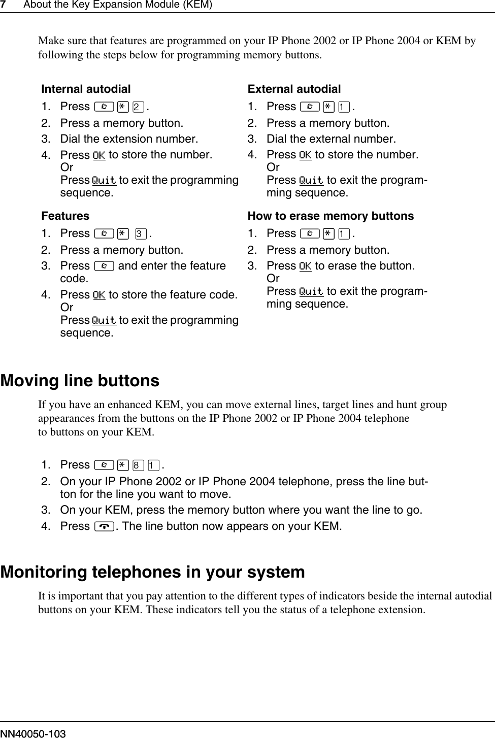 Page 10 of 12 - Avaya Avaya-Ip-Key-Expansion-Module-Kem-User-Guide- [NN40050-103] IP Key Expansion Module (KEM) User Guide  Avaya-ip-key-expansion-module-kem-user-guide