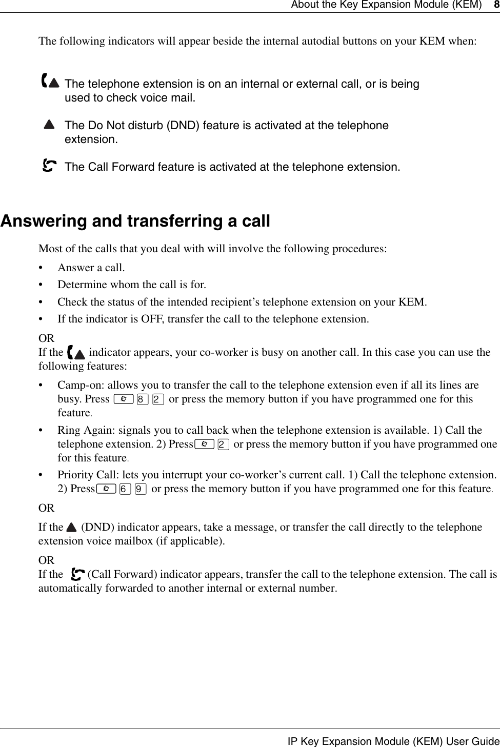 Page 11 of 12 - Avaya Avaya-Ip-Key-Expansion-Module-Kem-User-Guide- [NN40050-103] IP Key Expansion Module (KEM) User Guide  Avaya-ip-key-expansion-module-kem-user-guide
