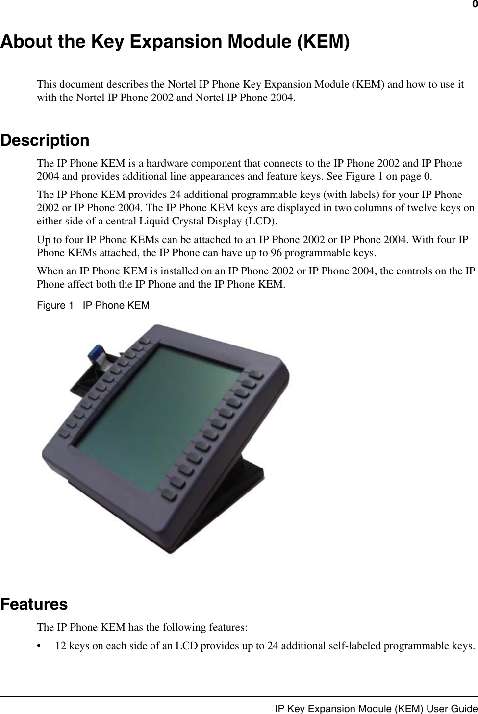 Page 3 of 12 - Avaya Avaya-Ip-Key-Expansion-Module-Kem-User-Guide- [NN40050-103] IP Key Expansion Module (KEM) User Guide  Avaya-ip-key-expansion-module-kem-user-guide