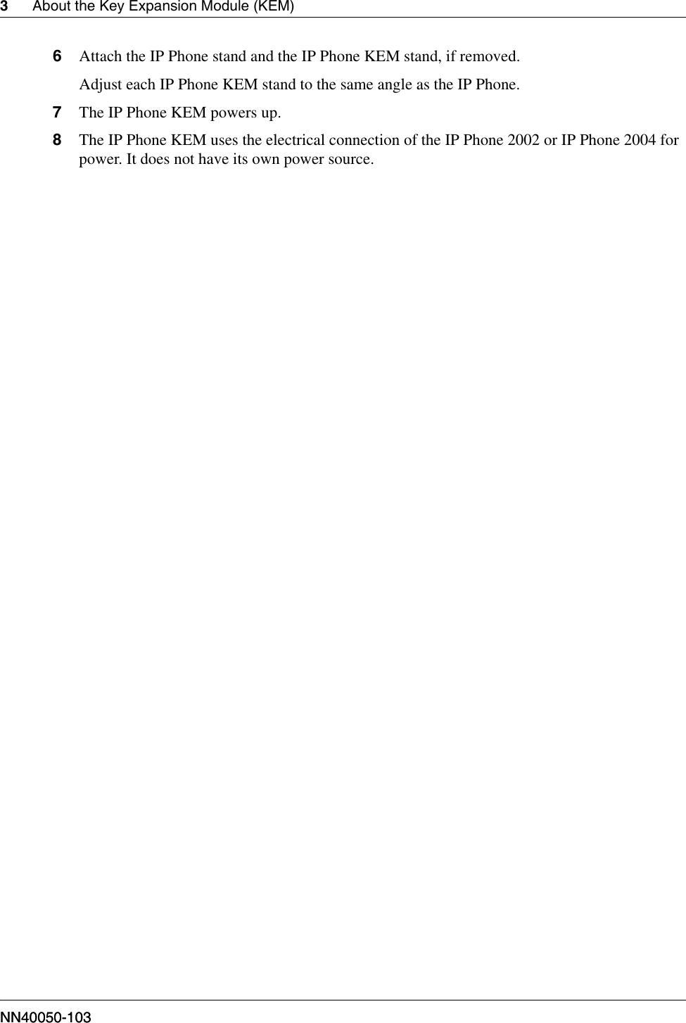 Page 6 of 12 - Avaya Avaya-Ip-Key-Expansion-Module-Kem-User-Guide- [NN40050-103] IP Key Expansion Module (KEM) User Guide  Avaya-ip-key-expansion-module-kem-user-guide