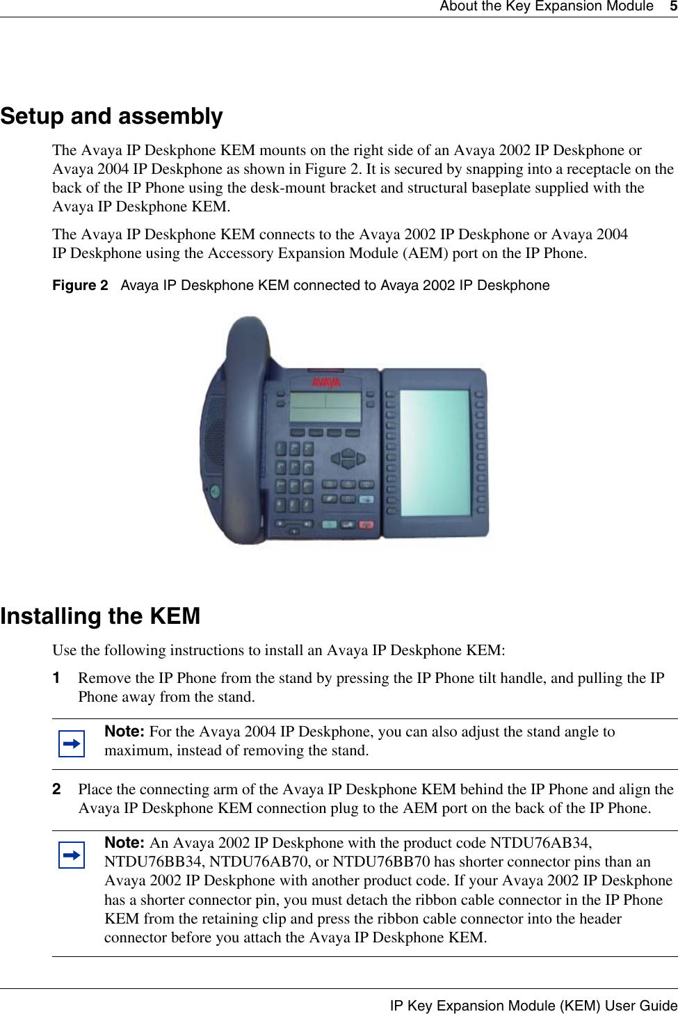 Page 5 of 12 - Avaya Avaya-Ip-Key-Expansion-Module-Kem-User-Guide-  Avaya-ip-key-expansion-module-kem-user-guide