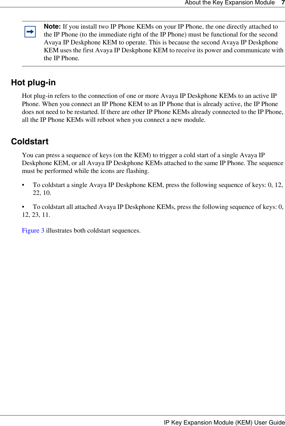 Page 7 of 12 - Avaya Avaya-Ip-Key-Expansion-Module-Kem-User-Guide-  Avaya-ip-key-expansion-module-kem-user-guide