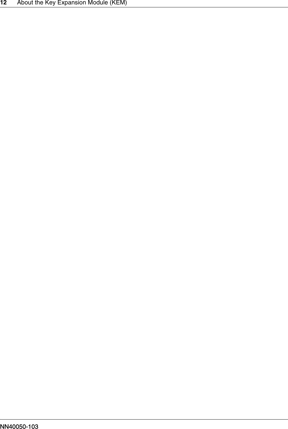 Page 12 of 12 - Avaya Avaya-Ip-Key-Expansion-Module-Kem-User-Guide- IP Key Expansion Module (KEM) User Guide  Avaya-ip-key-expansion-module-kem-user-guide