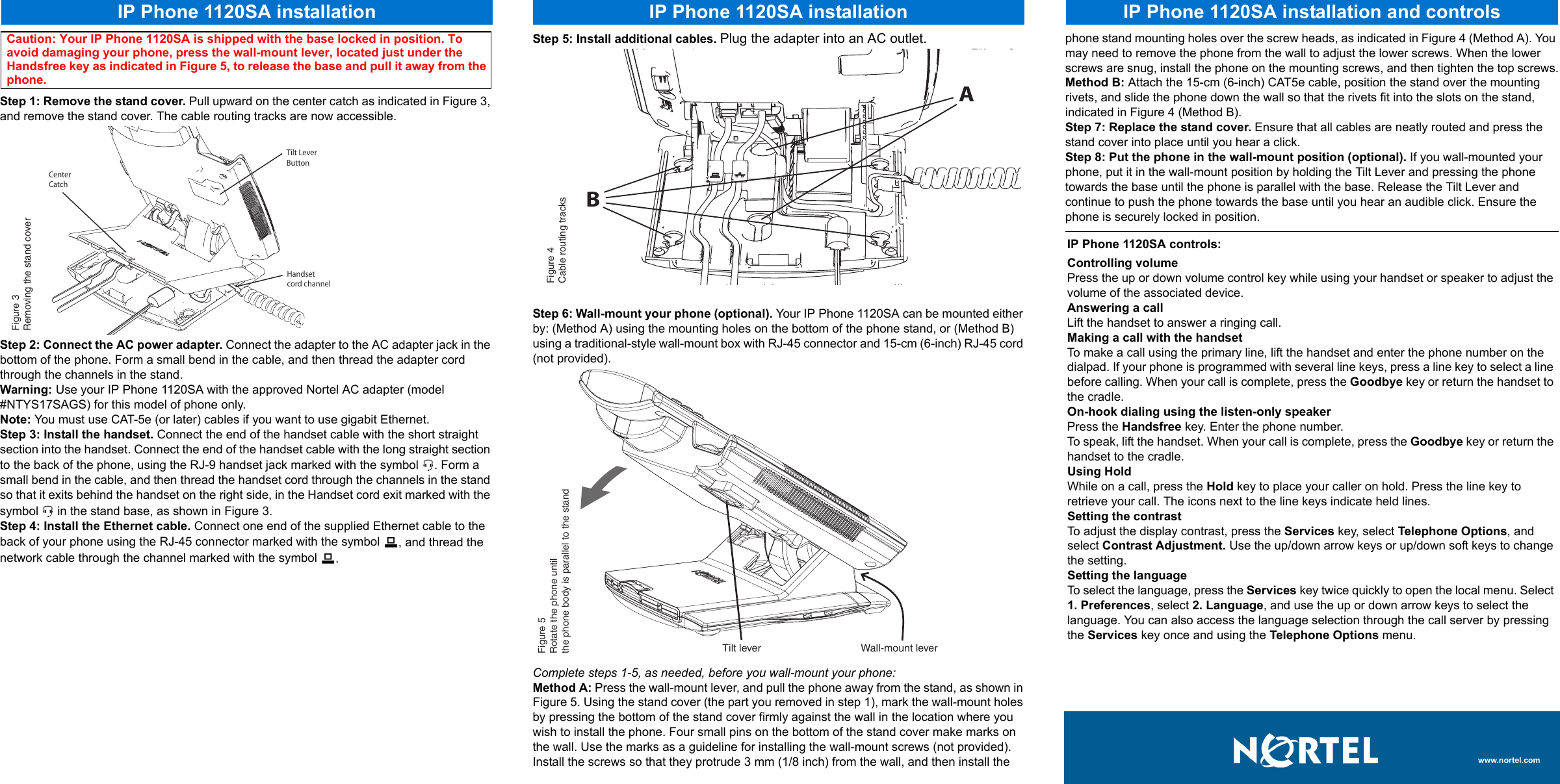 Page 2 of 2 - Avaya Avaya-Ip-Phone-1120Sa-Getting-Started-Manual- IP Phone 1120E  Avaya-ip-phone-1120sa-getting-started-manual