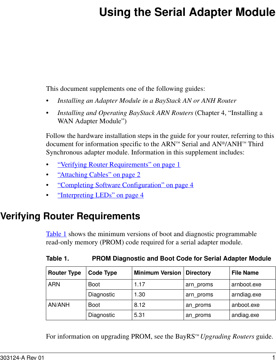 Page 7 of 10 - Avaya Avaya-Serial-Adapter-Module-Supplement-Users-Manual- Jan 99, Serial Adapter Module Supplement  Avaya-serial-adapter-module-supplement-users-manual