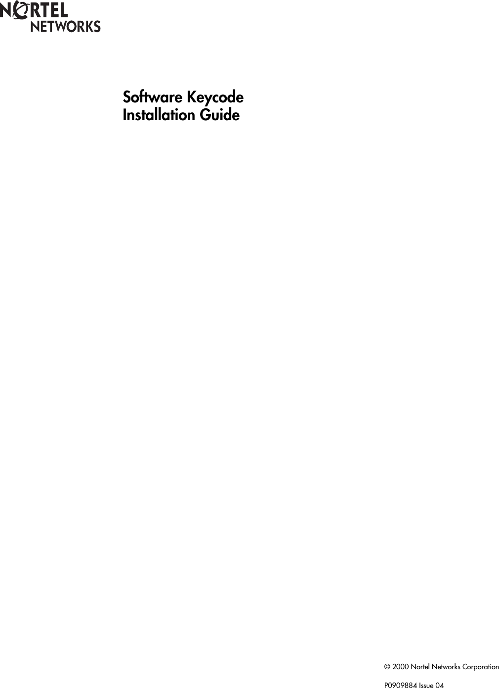 Page 1 of 6 - Avaya Avaya-Software-Keycode-Installation-Guide- Software Keycode Installation Guide  Avaya-software-keycode-installation-guide