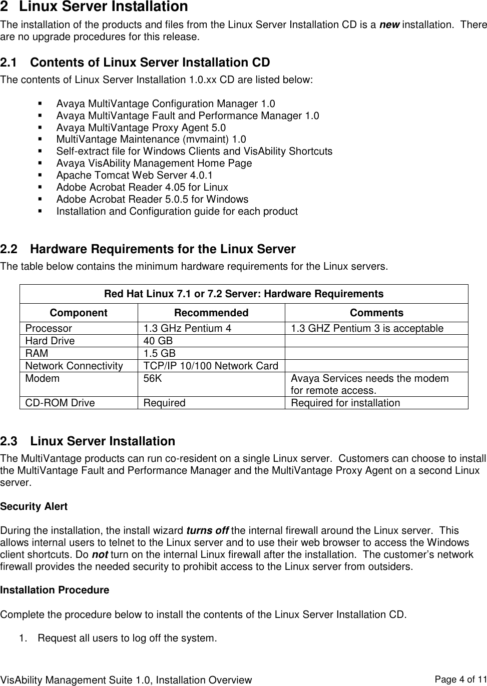 Page 4 of 11 - Avaya Avaya-Visability-Management-Suite-1-0-Advanced-Converged-Management-Offer-Overview-  Avaya-visability-management-suite-1-0-advanced-converged-management-offer-overview