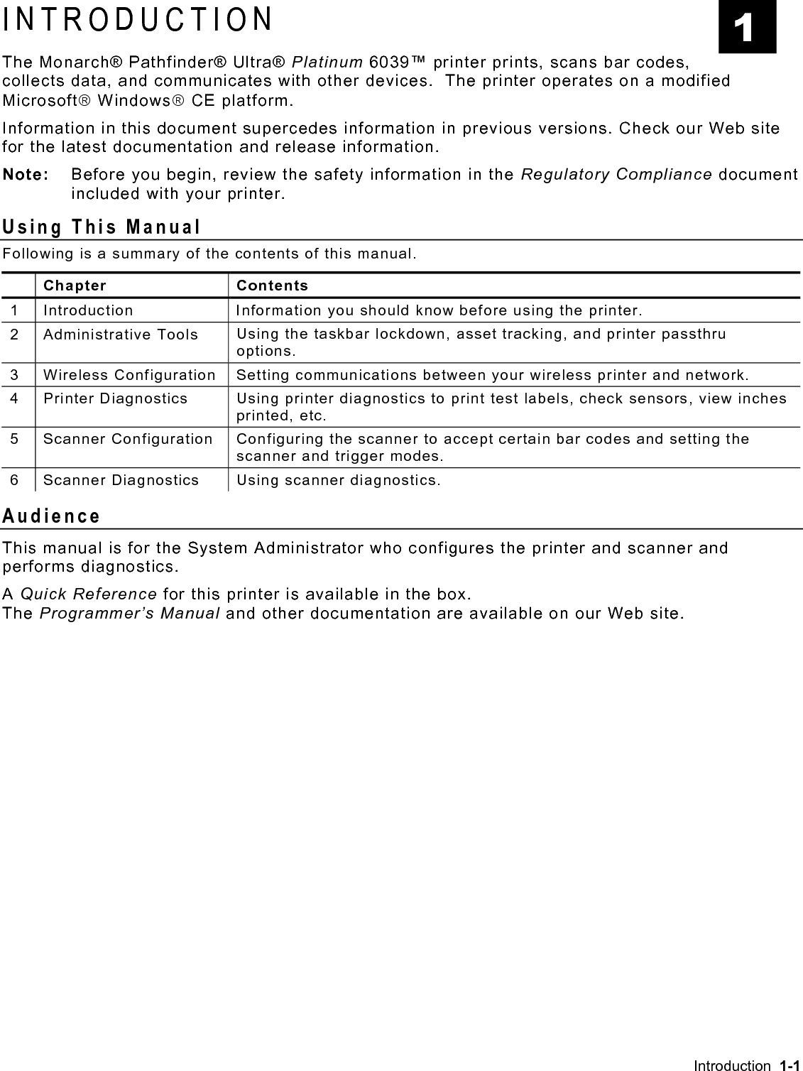 1-2  System Administrator’s Guide 