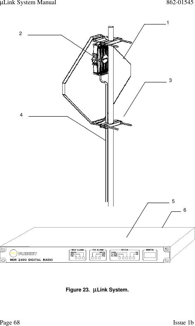 µLink System Manual 862-01545Page 68 Issue 1bFigure 23.  µµLink System.132546