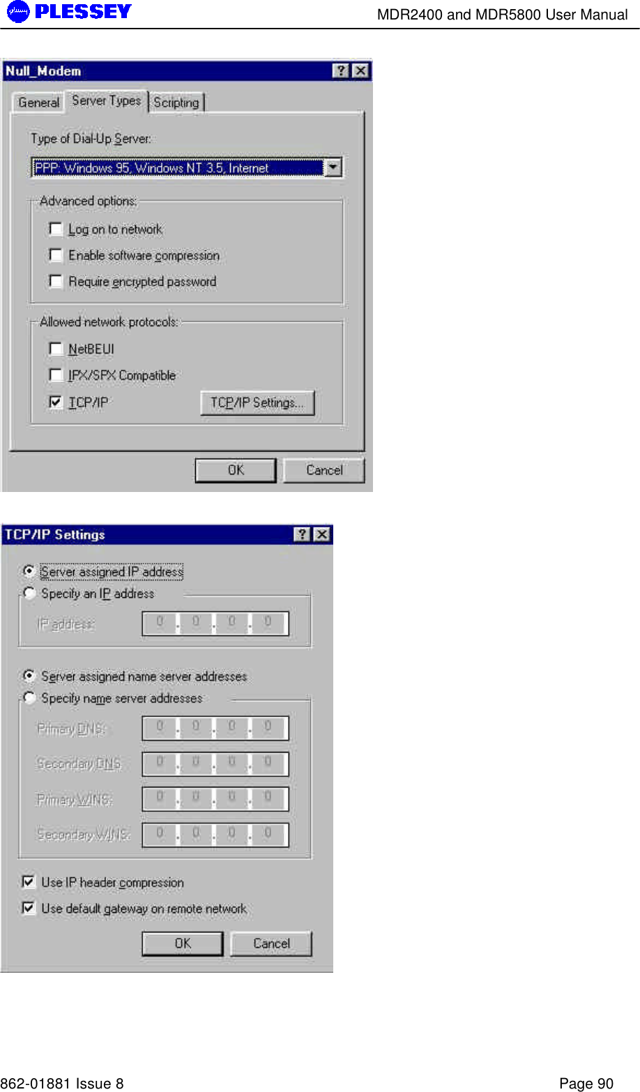        MDR2400 and MDR5800 User Manual   862-01881 Issue 8    Page 90    