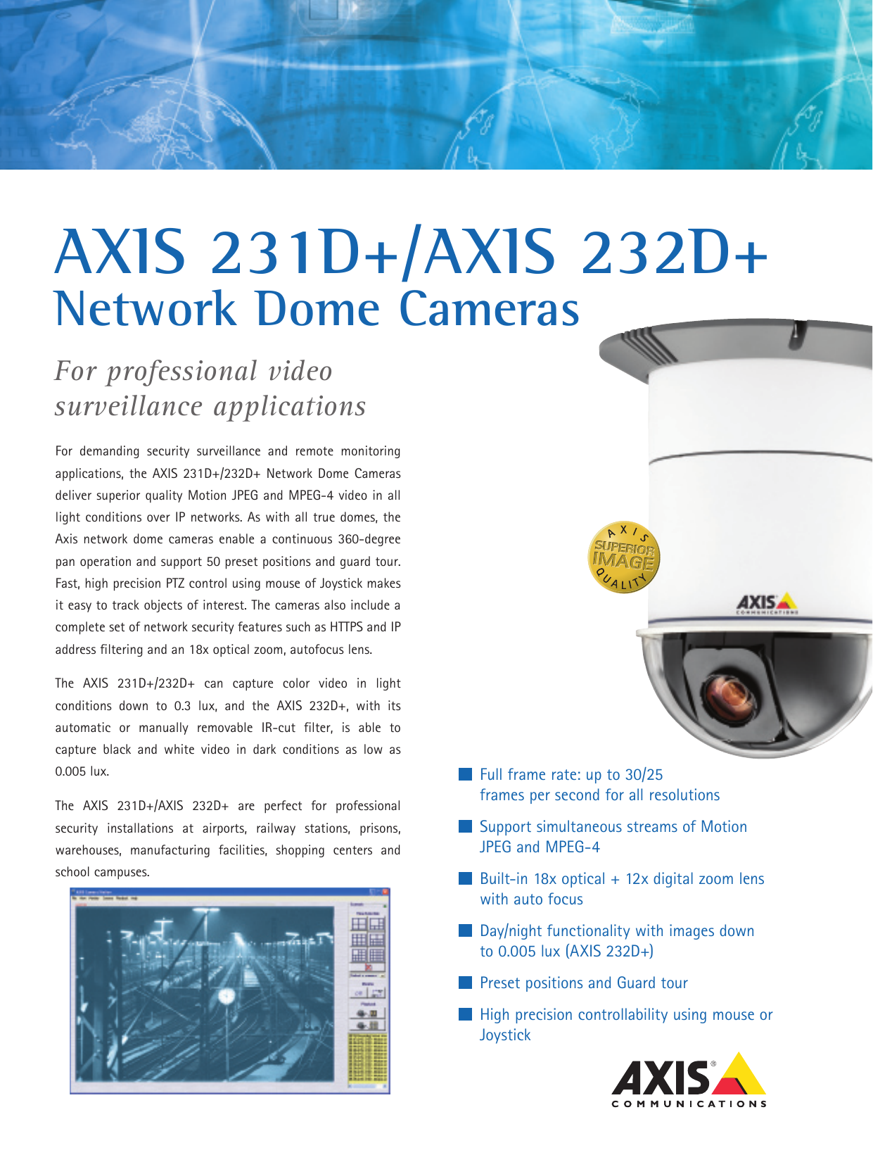 Page 1 of 2 - Axis-Communications Axis-Communications-Axis-232D-Users-Manual- Axis-communications-axis-232d-users-manual
