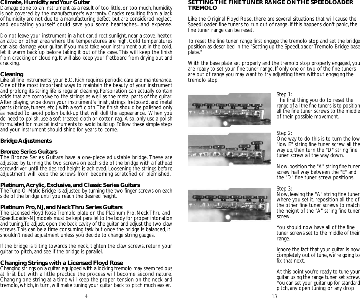 Page 4 of 8 - B-C-Rich B-C-Rich-Asm-Users-Manual-  B-c-rich-asm-users-manual