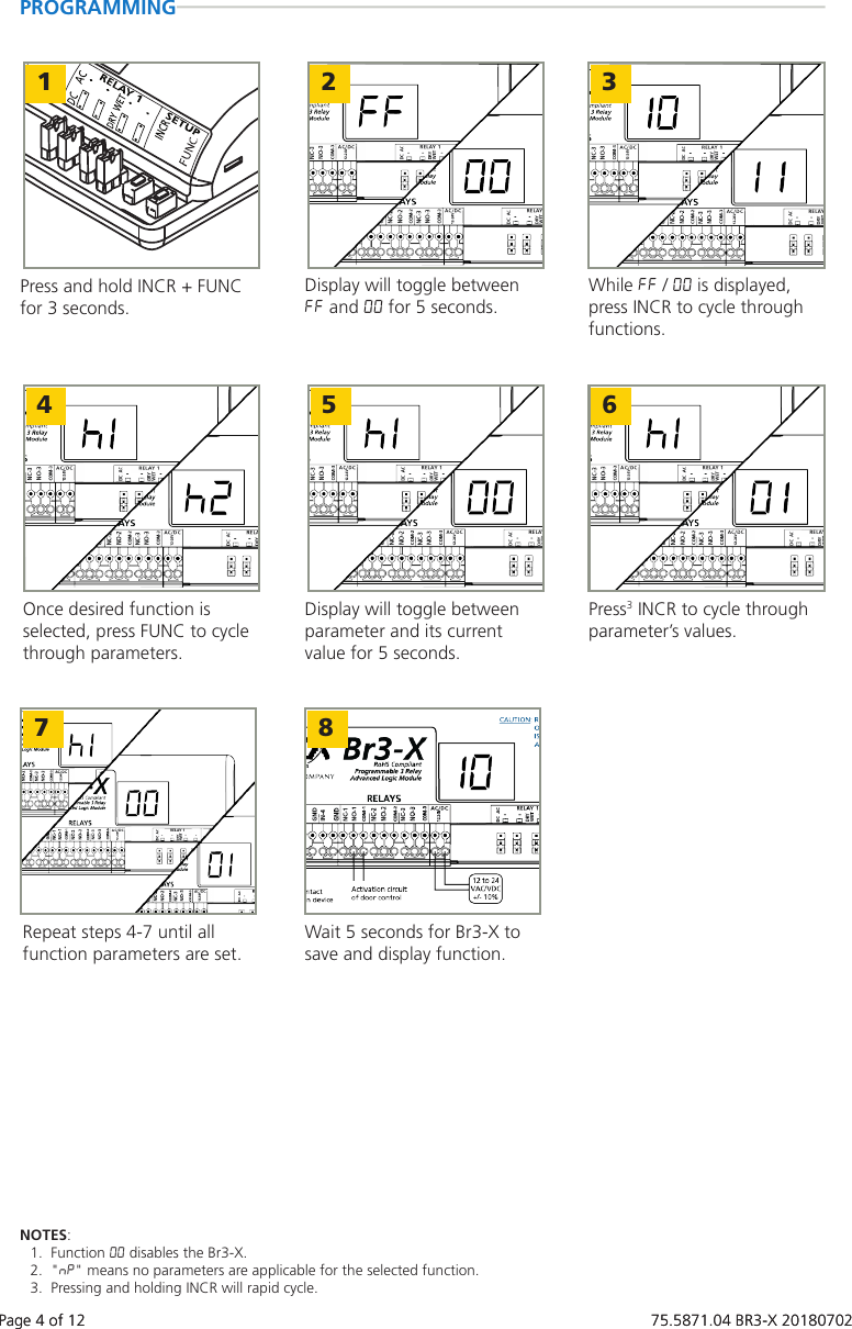 BEA Br3 X Logic Module User Guide