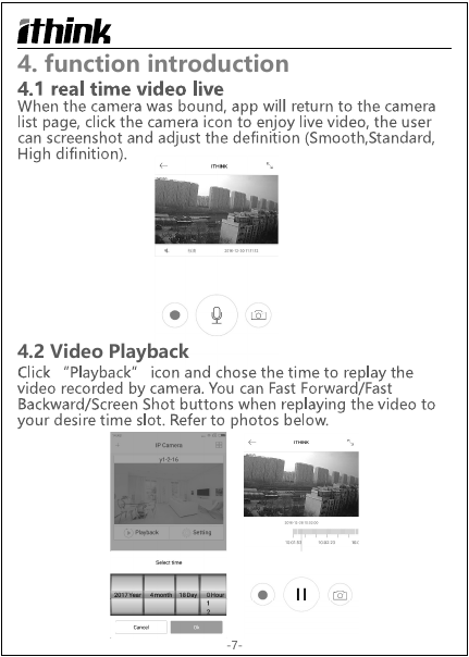 4. function introduction4.2 Video Playback-7-