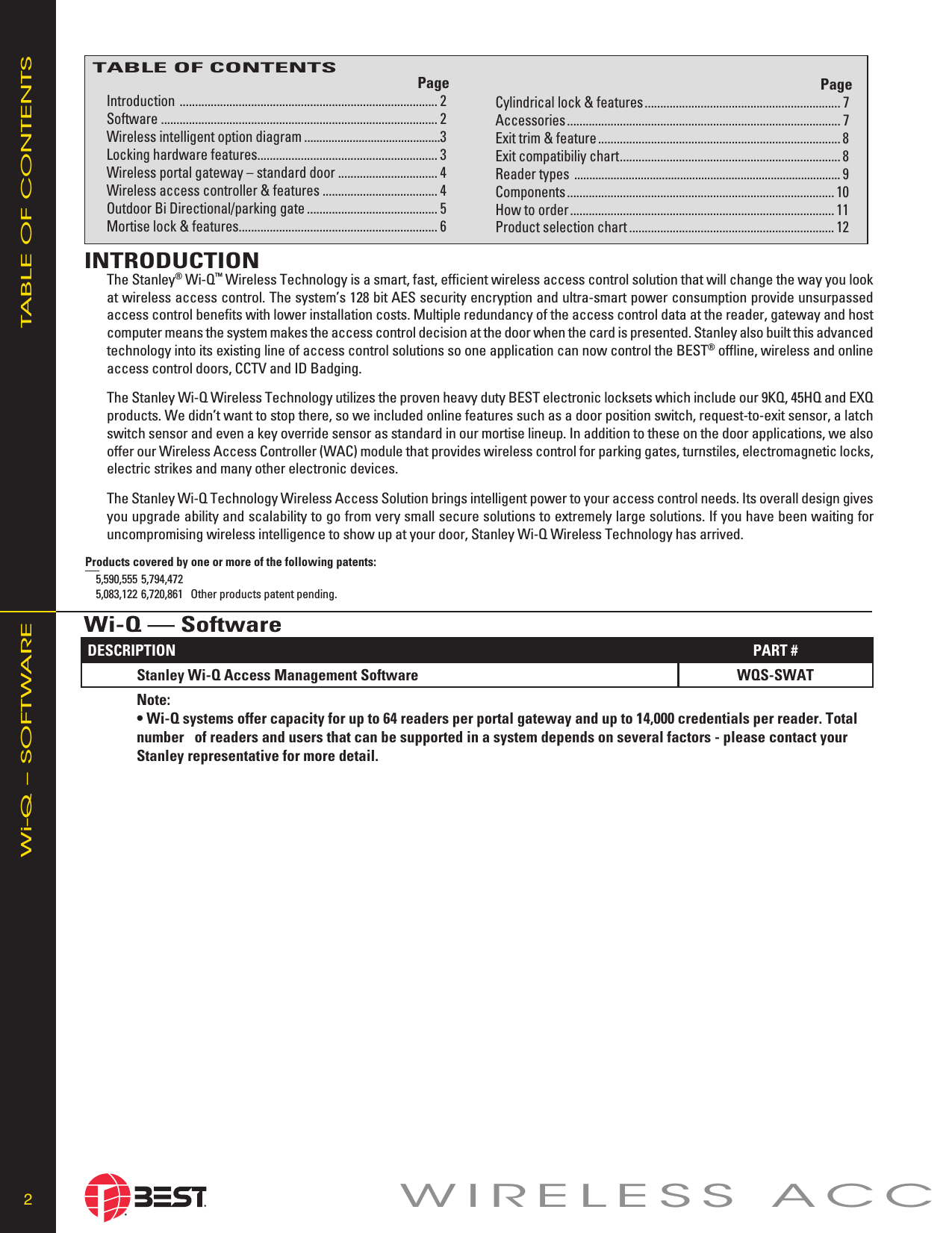 Page 2 of 12 - BEST  Wi-Q Technology - Wireless Access Management WIQ WEB