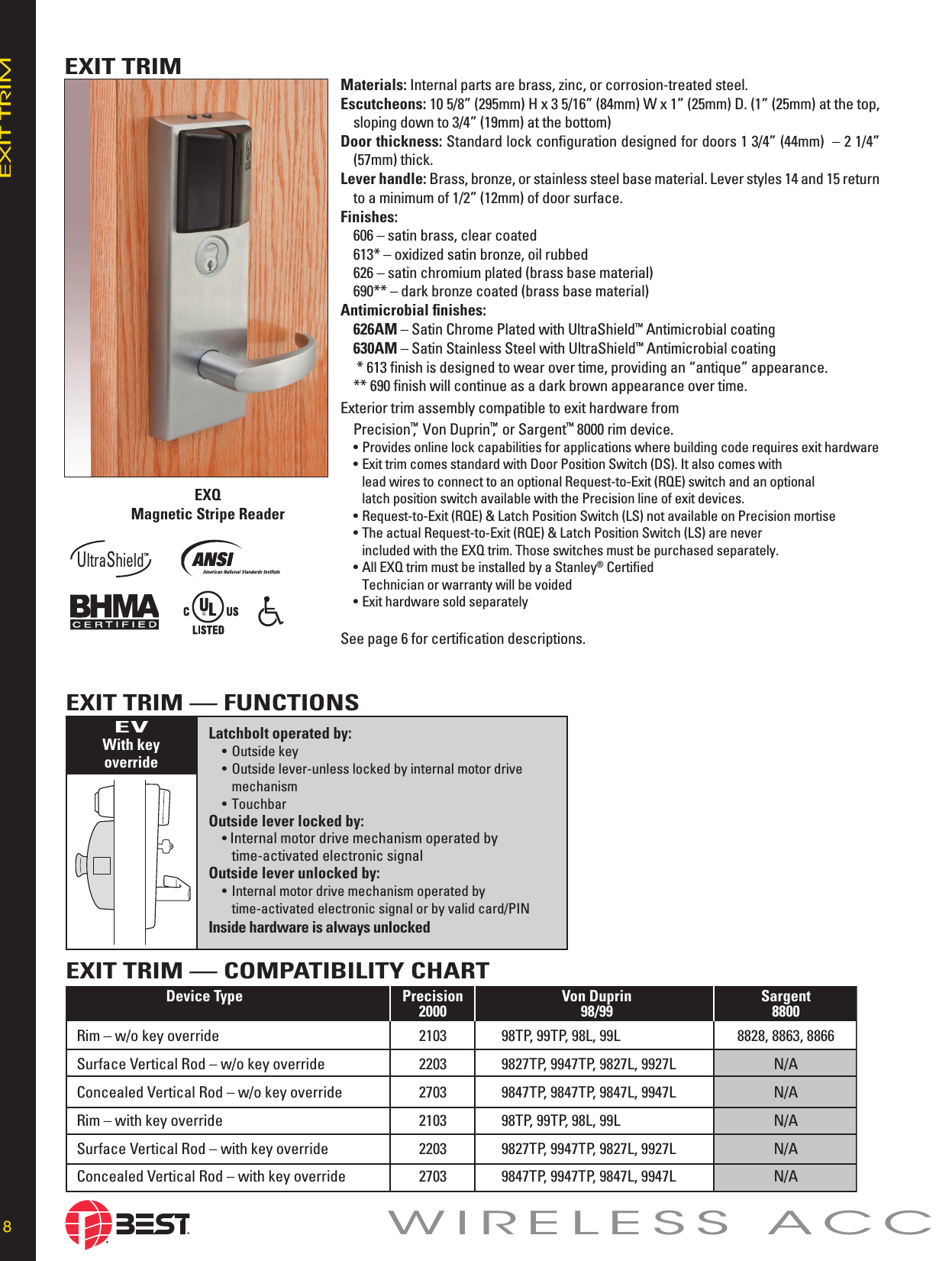 Page 8 of 12 - BEST  Wi-Q Technology - Wireless Access Management WIQ WEB