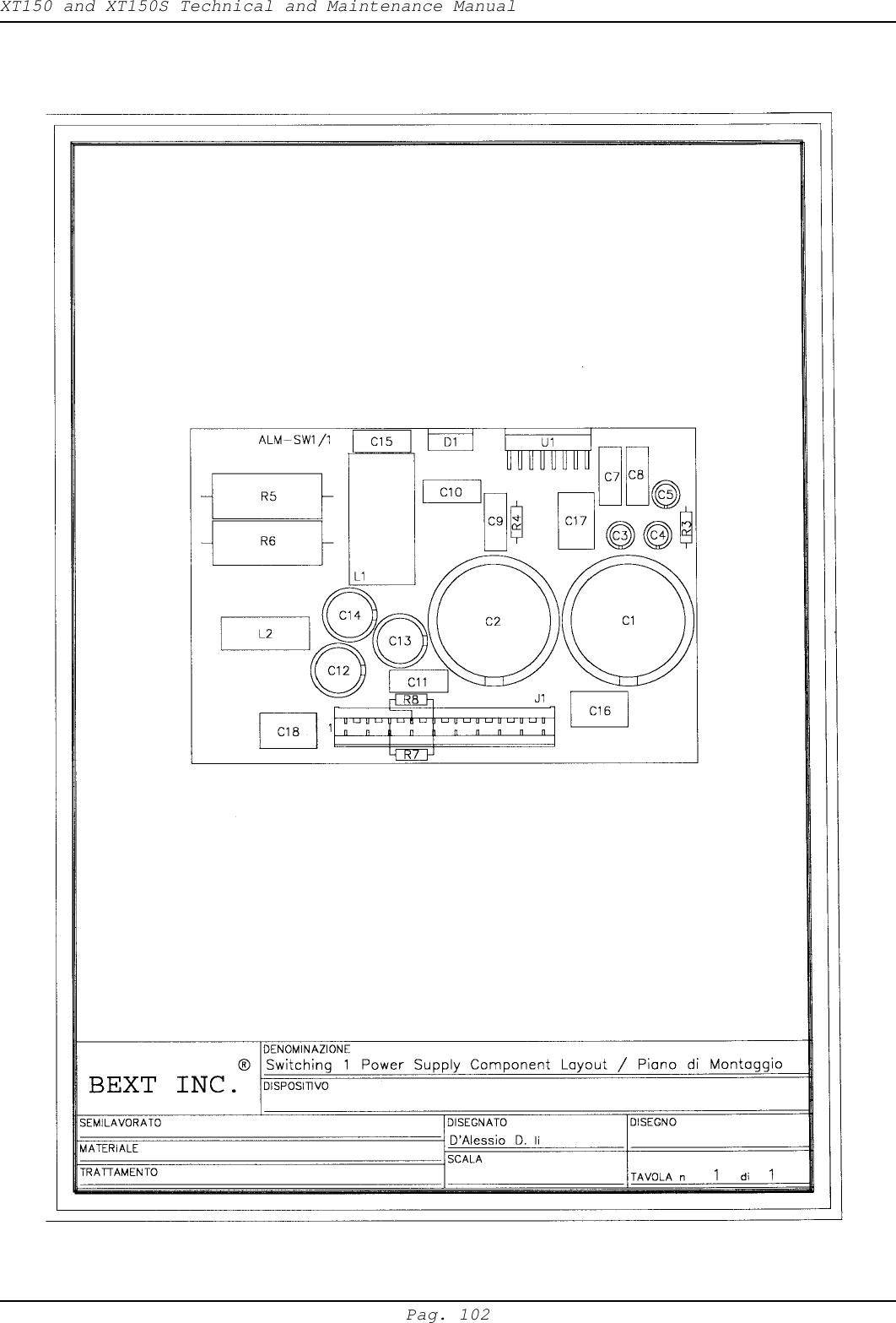 XT150 and XT150S Technical and Maintenance ManualPag. 102