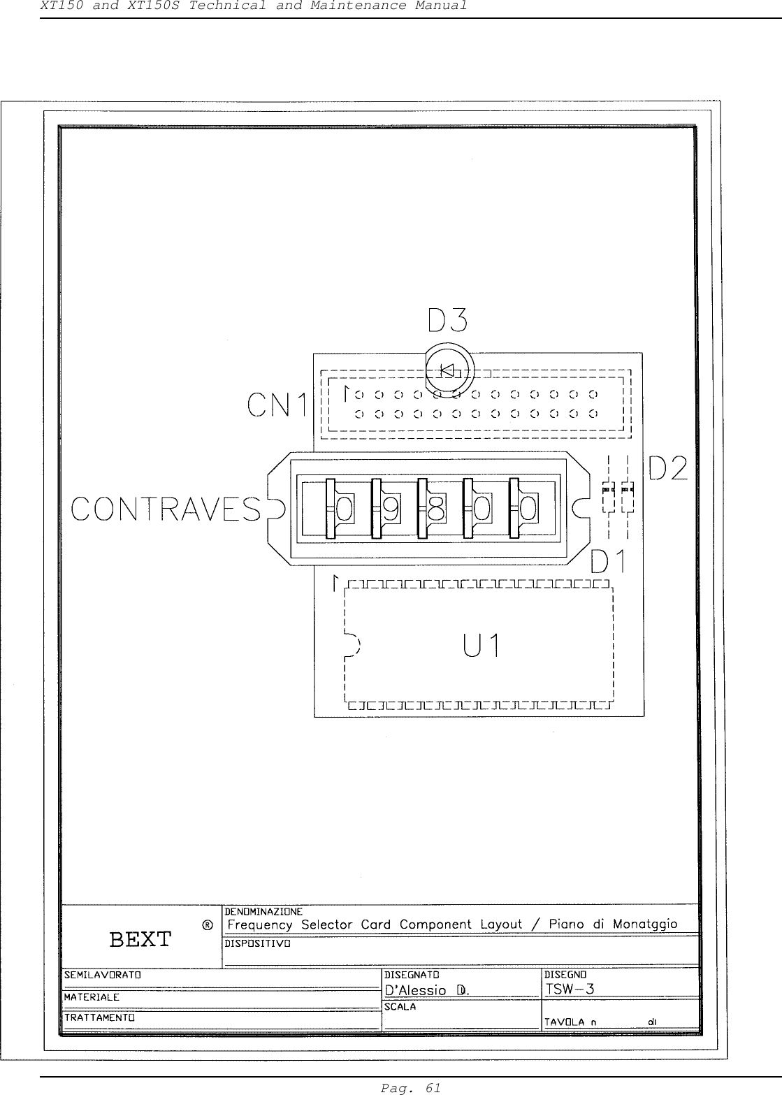 XT150 and XT150S Technical and Maintenance ManualPag. 61