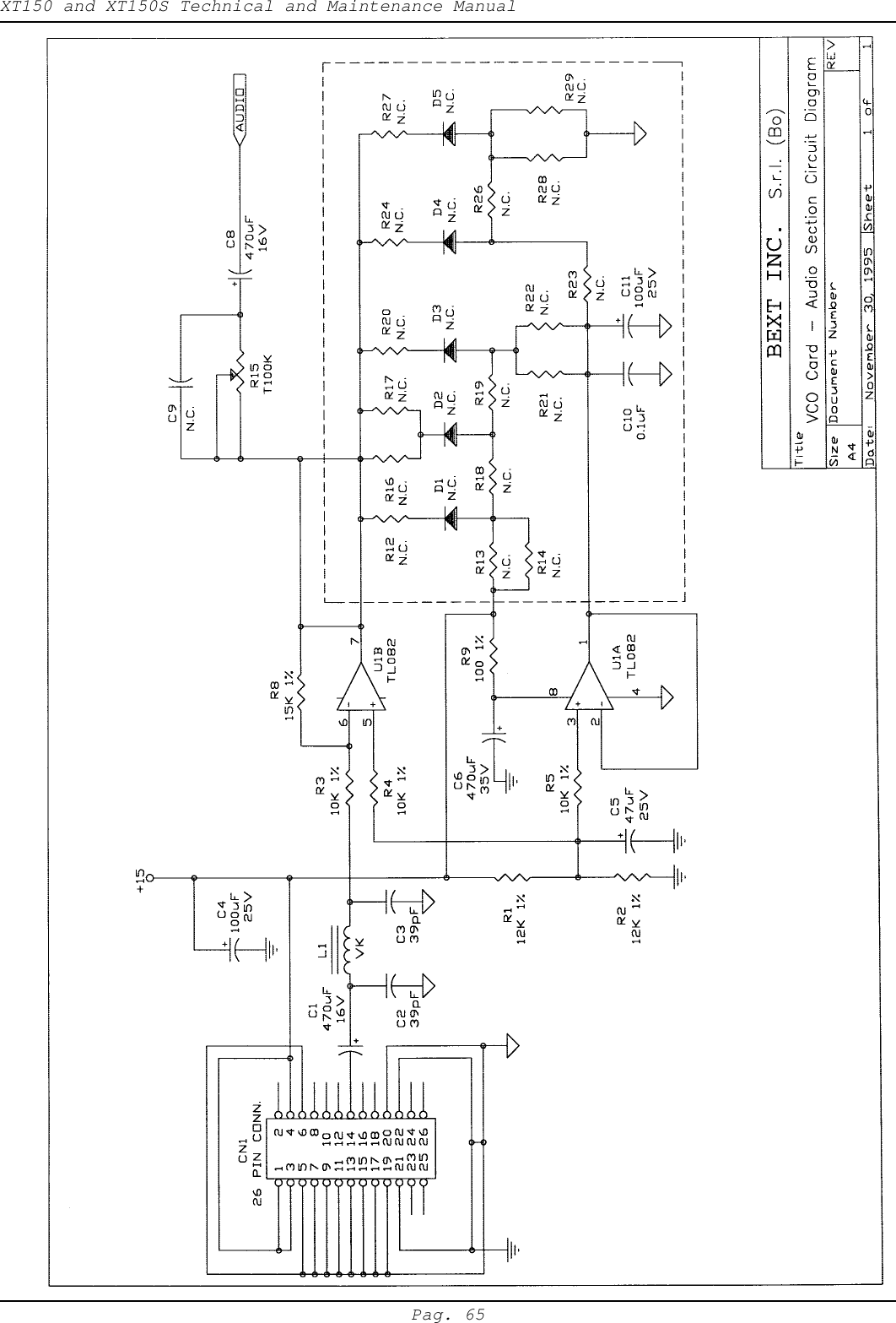 XT150 and XT150S Technical and Maintenance ManualPag. 65