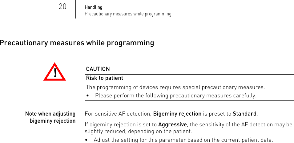 Page 20 of BIOTRONIK SE and KG BM2610 Implantable Cardiac Monitor User Manual P BL 0001136