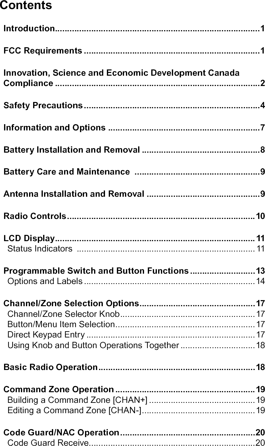 BK Technologies BKR9000 Handheld Transceiver User Manual