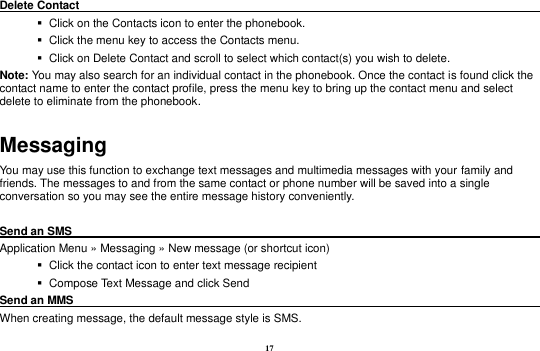 Page 17 of BLU BLUC42019 Mobile Phone User Manual user manual