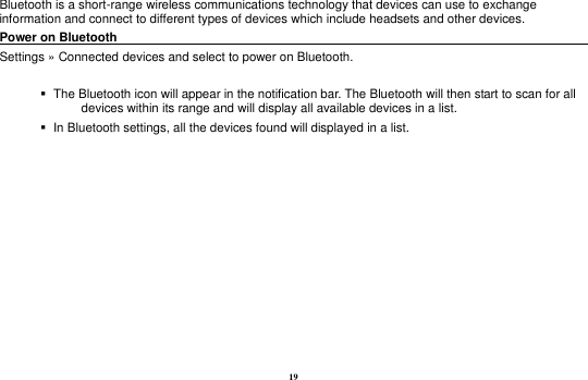 Page 19 of BLU BLUC42019 Mobile Phone User Manual user manual