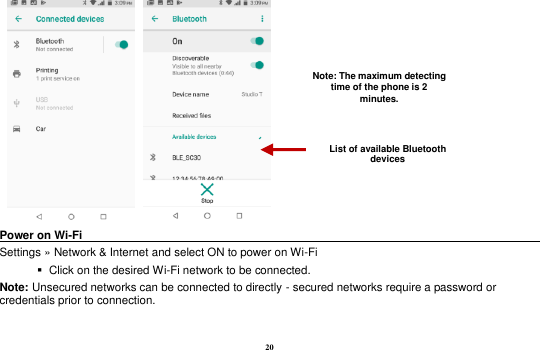 Page 20 of BLU BLUC42019 Mobile Phone User Manual user manual