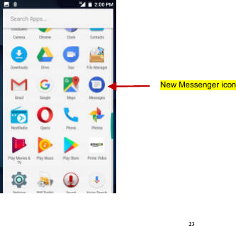  23    New Messenger icon 