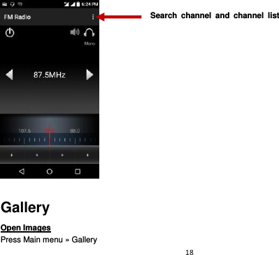 18   Gallery Open Images                                                                                                             Press Main menu » Gallery Search  channel  and  channel  list Stationst 
