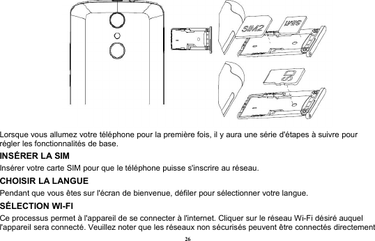 Page 26 of BLU BLUSTVIEWMG Mobile Phone User Manual 