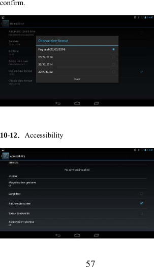                    57 confirm.    10-12．Accessibility   