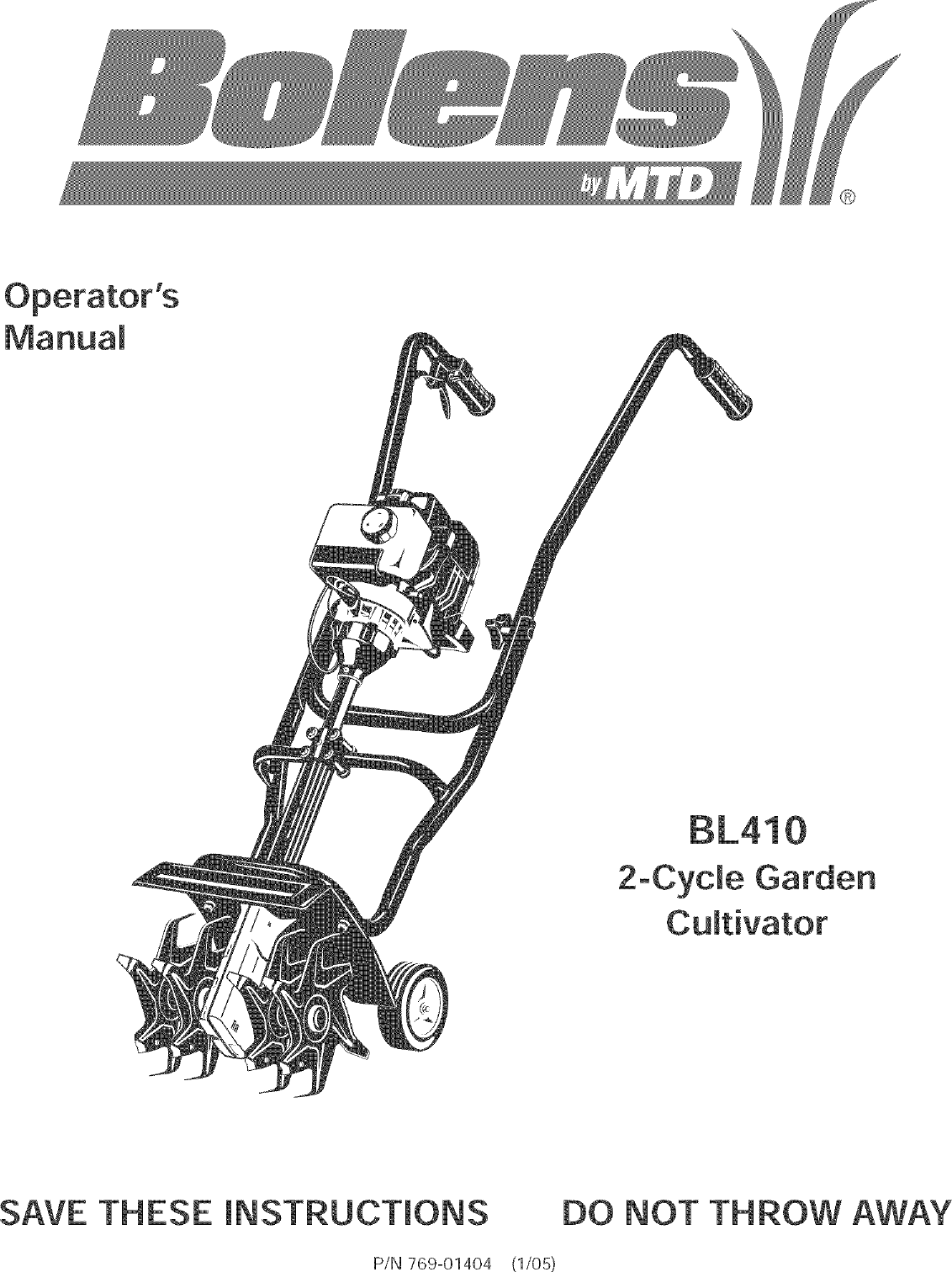 Yard Machine Tiller 31cc Manual