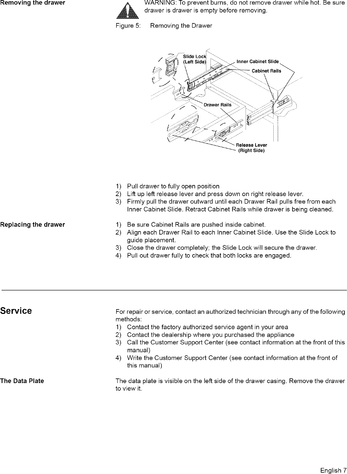 BOSCH Warming Drawer Manual L0512056