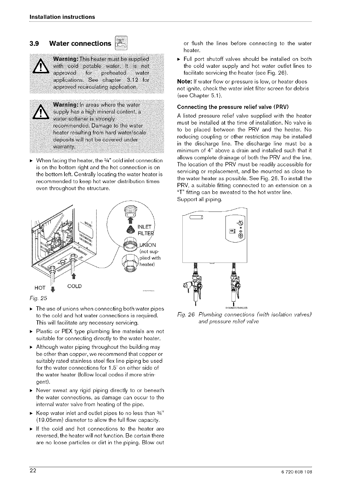 BOSCH Water Heater, Gas Manual L0807391
