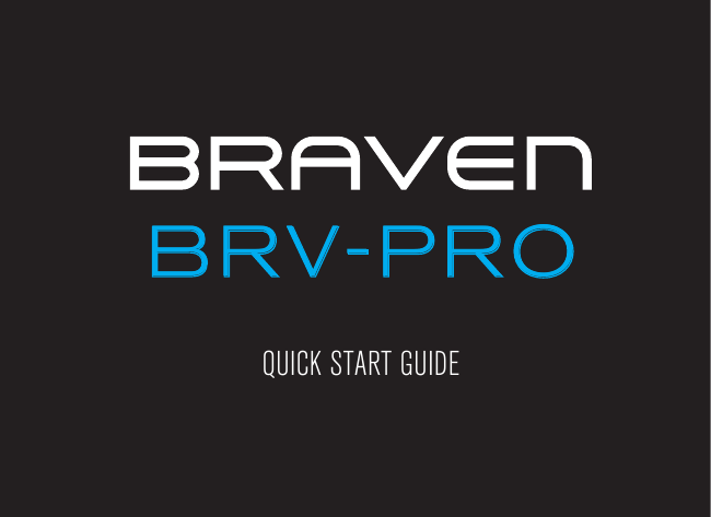 QUICK START GUIDEBRV-PRO