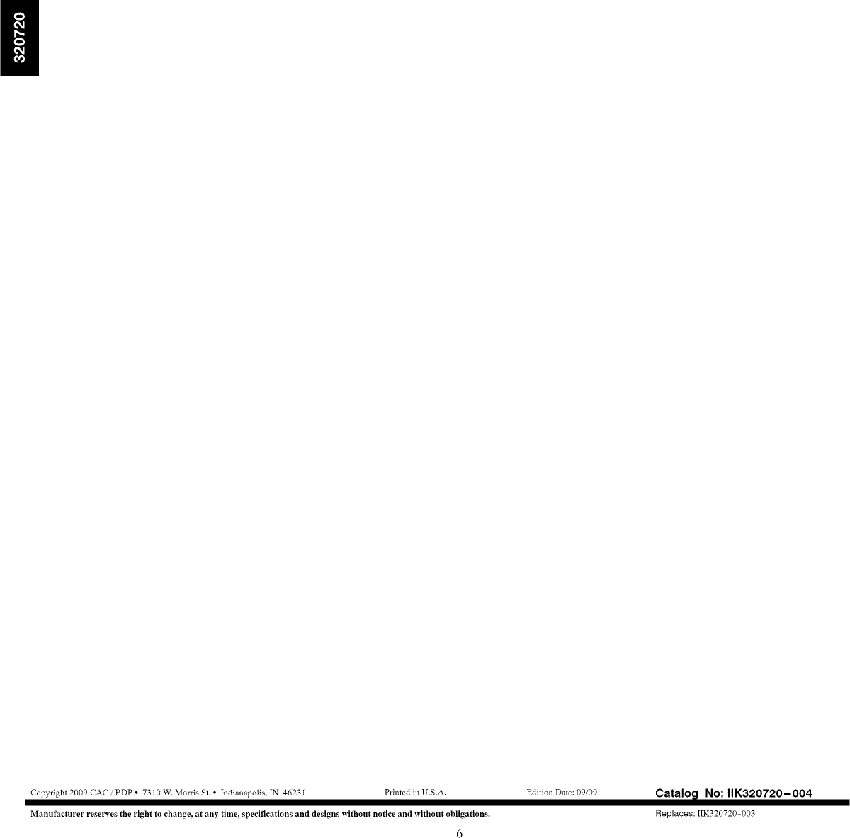 Page 6 of 6 - BRYANT  Furnace/Heater, Gas Manual L1002531