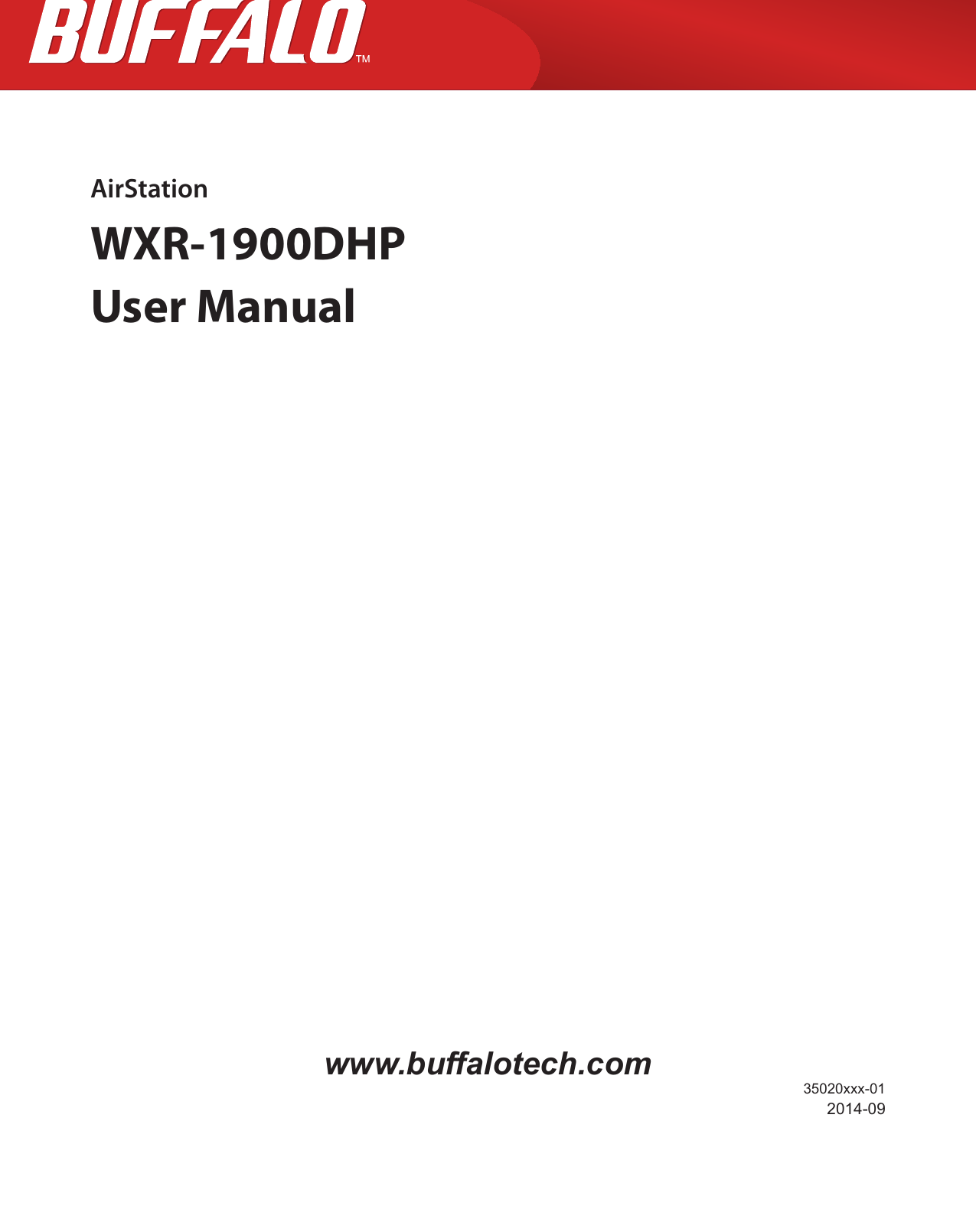 AirStationWXR-1900DHPUser Manualwww.buffalotech.com35020xxx-012014-09
