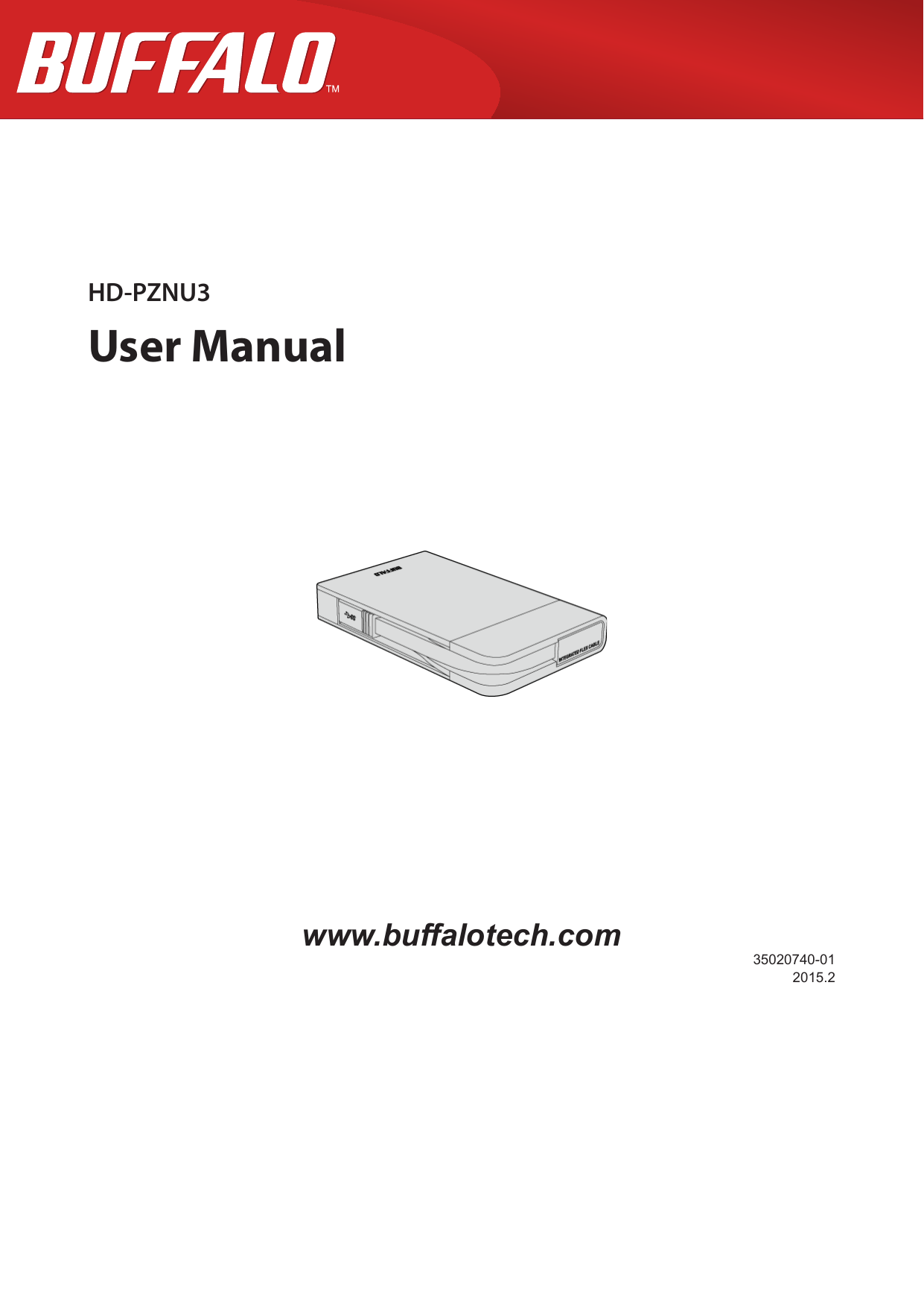HD-PZNU3User Manualwww.buffalotech.com35020740-012015.2