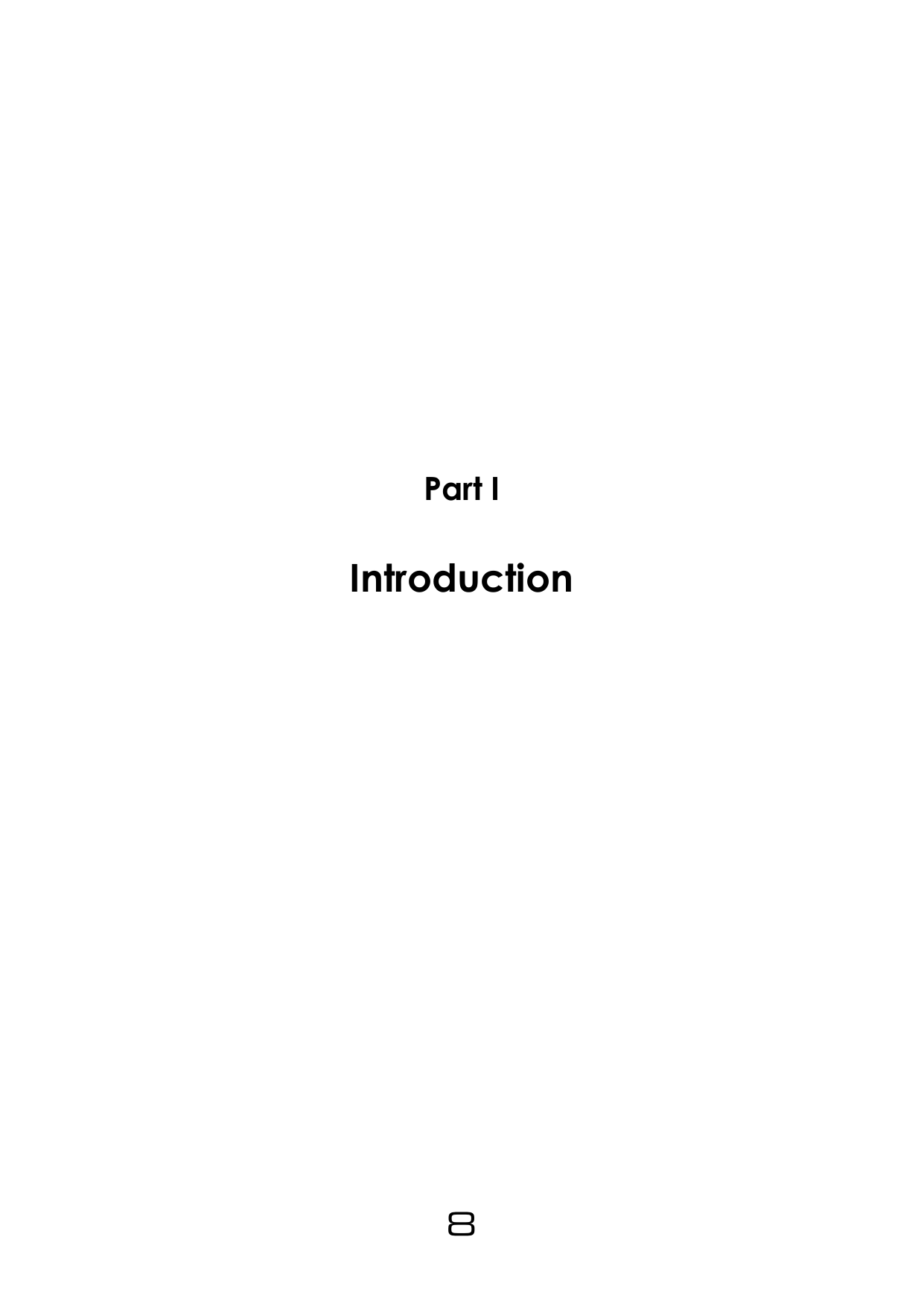 Part IIntroduction8