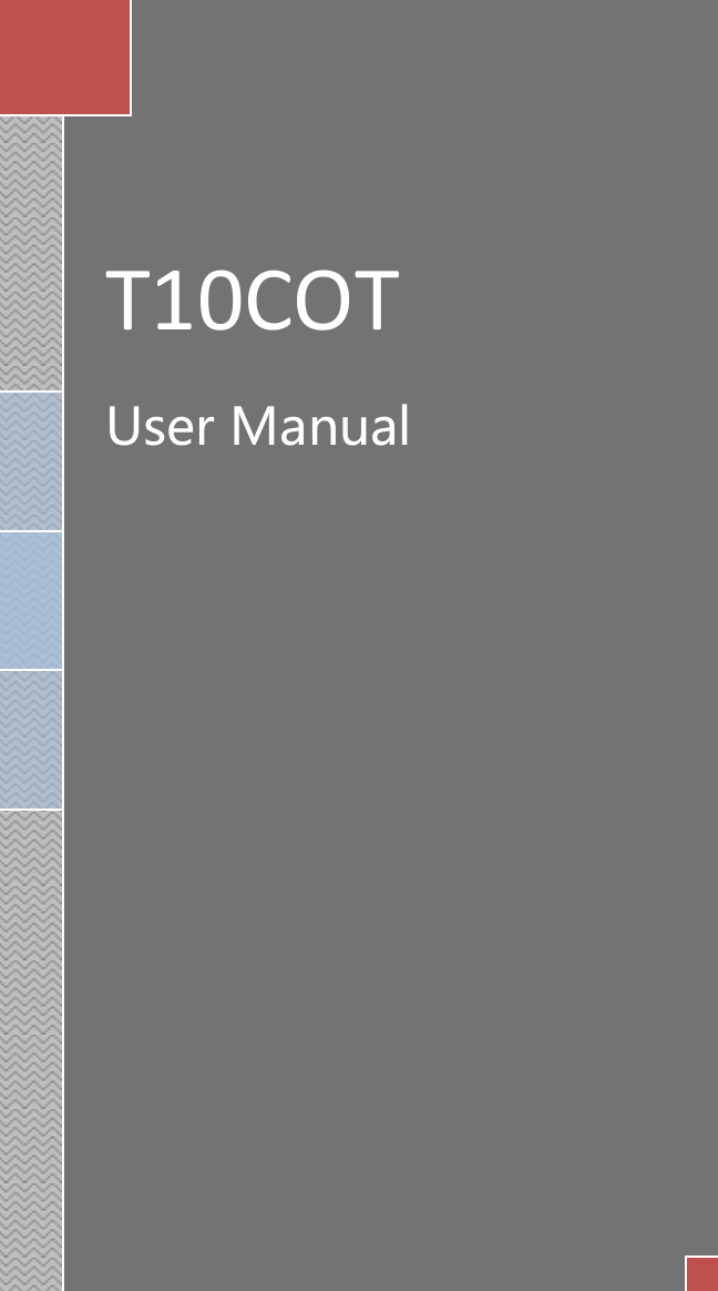      T10COT   User Manual                 