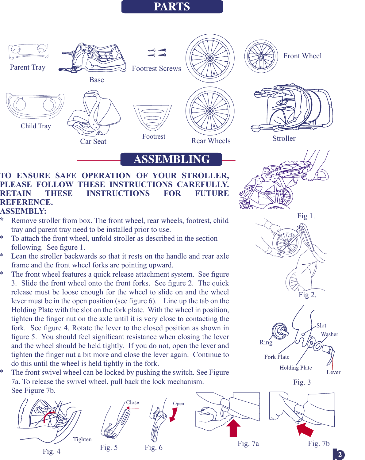 Page 3 of 9 - Baby-Trend Baby-Trend-Jogger-Travel-System-9109Ct-Users-Manual- 9109CT_instructions  Baby-trend-jogger-travel-system-9109ct-users-manual