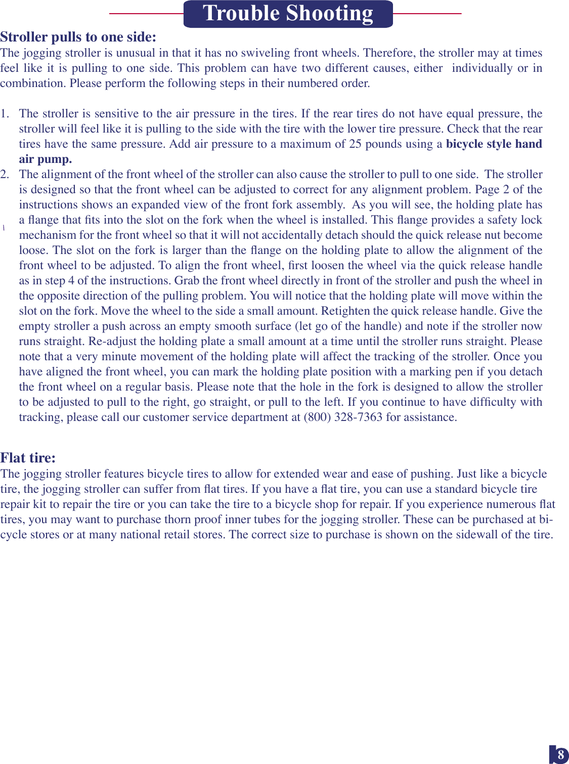 Page 9 of 9 - Baby-Trend Baby-Trend-Jogger-Travel-System-9109Ct-Users-Manual- 9109CT_instructions  Baby-trend-jogger-travel-system-9109ct-users-manual