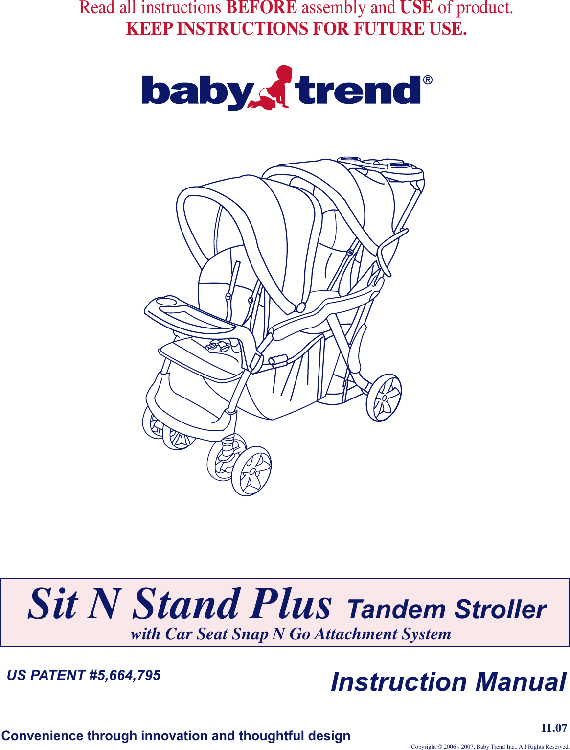 baby trend sit and stand plus