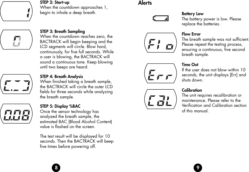 Page 6 of 11 - Bactrack Bactrack-S30-Users-Manual- Select S30 Breathalyzer Owner's Manual  Bactrack-s30-users-manual